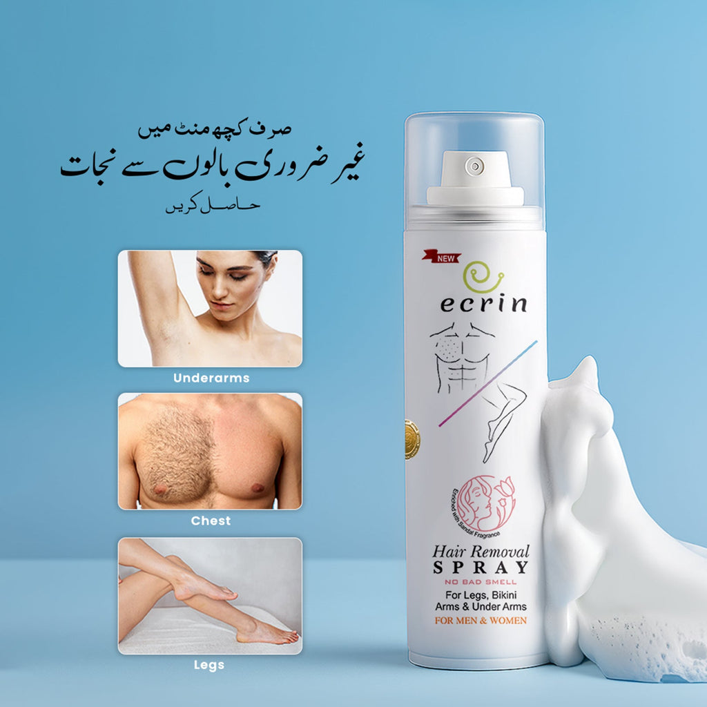 Style & Smooth Power Pack (Ecrin Hair Gel & Hair Removal Spray)