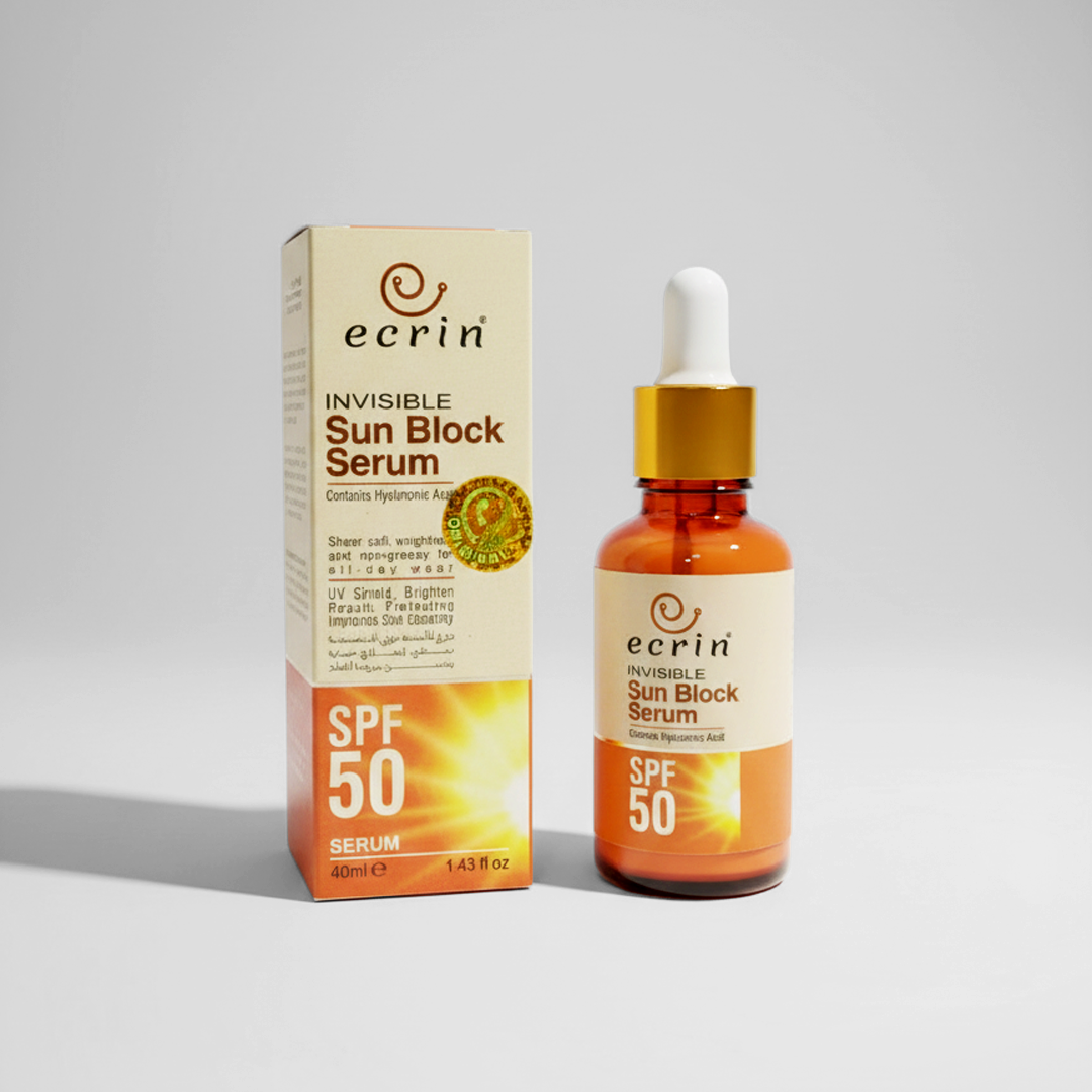 Ecrin Sun Block Serum - No white cast - 40ml - Get Incredible Results
